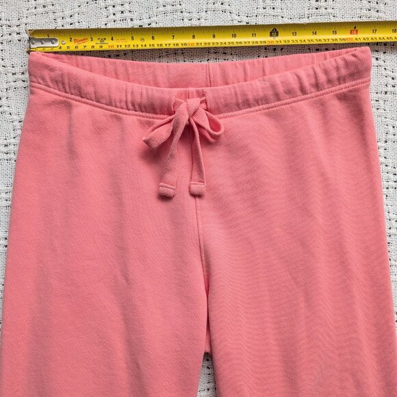 Frank & Eileen Catherine Cropped Sweatpants Wild Strawberry Womens M Cotton Pink - Picture 6 of 7